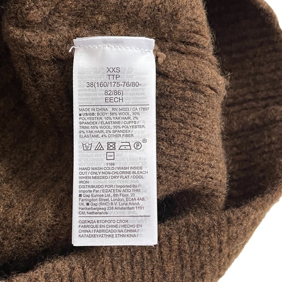 Nwt Banana Republic Finnley Wedge Boatneck Sweater Wool Yak Blend - Picture 11 of 17